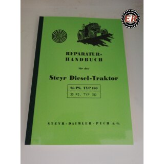 Reparaturhandbuch Steyr 180 mit 26 /30 PS