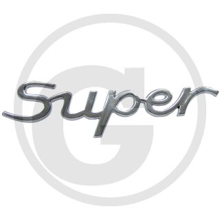 Schriftzug Super Alu