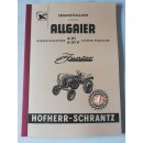 Ersatzteilliste Allgaier Hofherr-Schrantz A111 (kurze Haube)