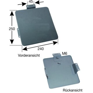 Kennzeichenhalterung Steyr T80,84