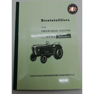 Porsche-Diesel – Ersatzteilliste für Junior 108 und 109, Literatur, Porsche-Diesel, Traktorteile