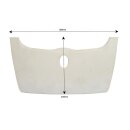Paneel / Grillblech unten für Motorhaube Massey Ferguson 35,35X mit ovalem Loch