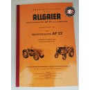 Ersatzteilliste Allgaier Dieselschlepper AP17 und AP22