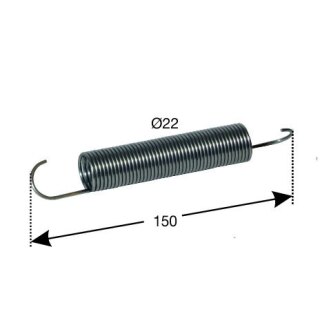 Rückzugfeder / Rückholfeder für Kupplungspedal und Bremspedal / Steyr T80/84/86/180