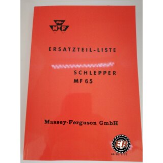 Ersatzteilliste Massey Ferguson MF 65