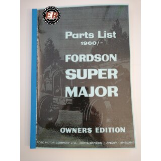 Teileverzeichnis / Parts List Fordson Super Major,Bj. 1960/-