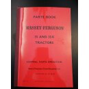 Teileverzeichnis / Parts Book in englisch Massey Ferguson...