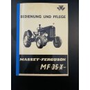 Bedienung und Pflege Massey Ferguson MF35X, 3 Zylinder