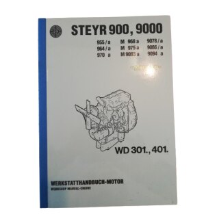 Werkstatthandbuch Motor MWM Motor WD301, 401, Steyr 900,9000