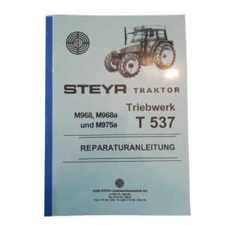 Reparaturanleitung/Reparaturhandbuch für Triebwerk T537, Steyr 968,968a,975a
