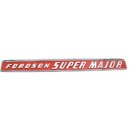 Emblem seitlich "Fordson Super Major" chrom und...