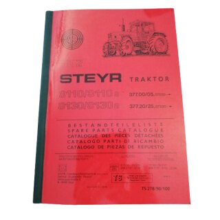 Bestandteileliste SK2    Steyr 8110/8110a / 8130/8130a