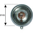 Scheinwerfereinsatz 105 komplett mit Glas und Chromring...