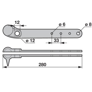 Treibstangenband für Steyr T180