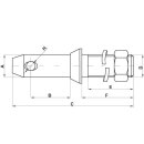 Unterlenkerbolzen 22x131mm Gewinde: M18x46mm Kat.1