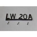 Lindner Typenschriftzug LW20A, Länge ca 16cm,...