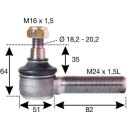 Kugelgelenk M24x1,5, links