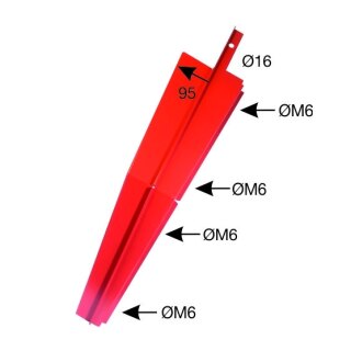 Kotflügel vorne rechts,schmale Ausführung 95mm passend für Steyr 8045/8055/8065/8075/8085/8095.