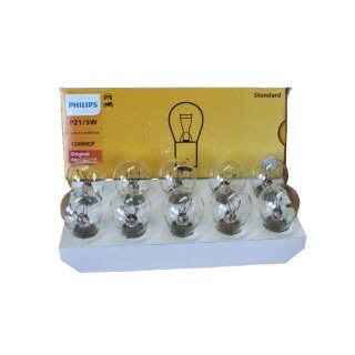 Glühlampe 12V 21/5W BAY15d, Phillips/10 Stk.