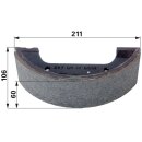 Bremsbacke 211 x 60 x 106 mm passend für Steyr...