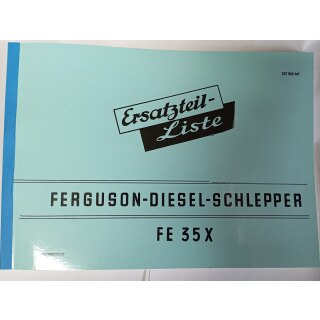 Ersatzteilverzeichnis für Massey Ferguson FE 35 (4Zylinder).